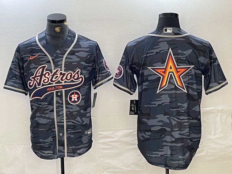 Men Houston Astros Blank Camo Jointly 2024 Nike MLB Jersey style 4
